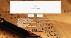 Desktop Screenshot of loscontabilidade.com.br